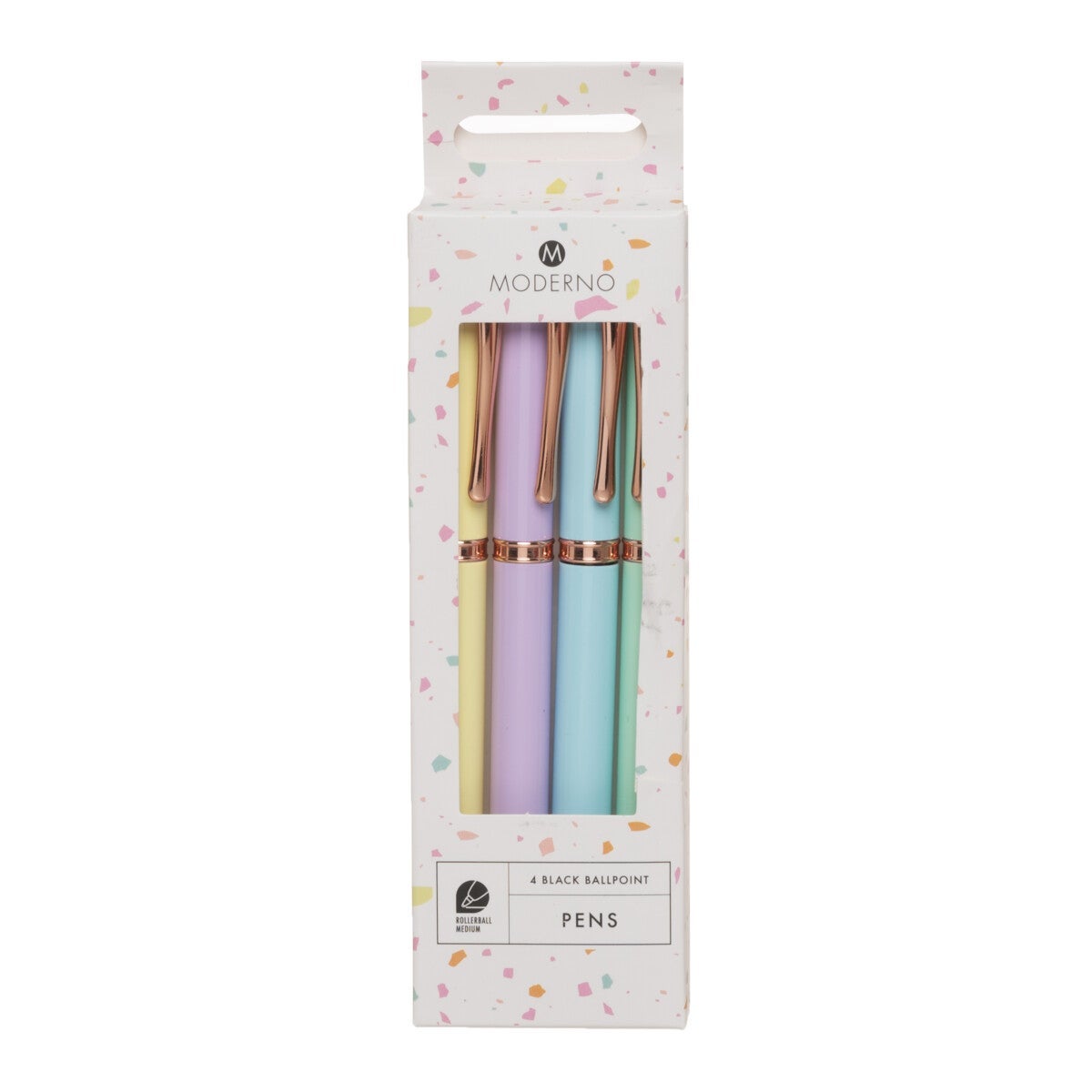 Kulepenn Pastell 4 pk Moderno