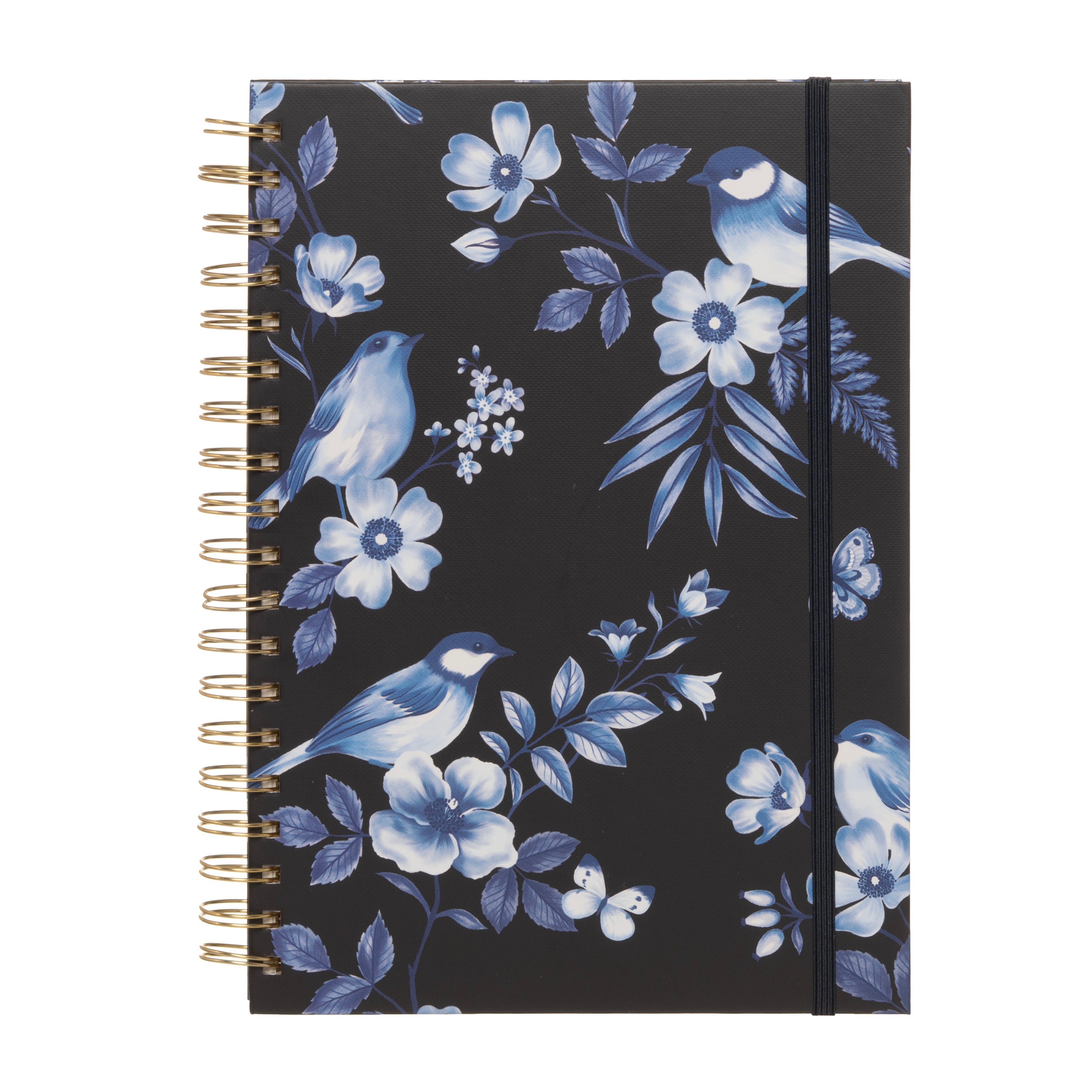 Notatbok B5 m/strikk Midnight Garden