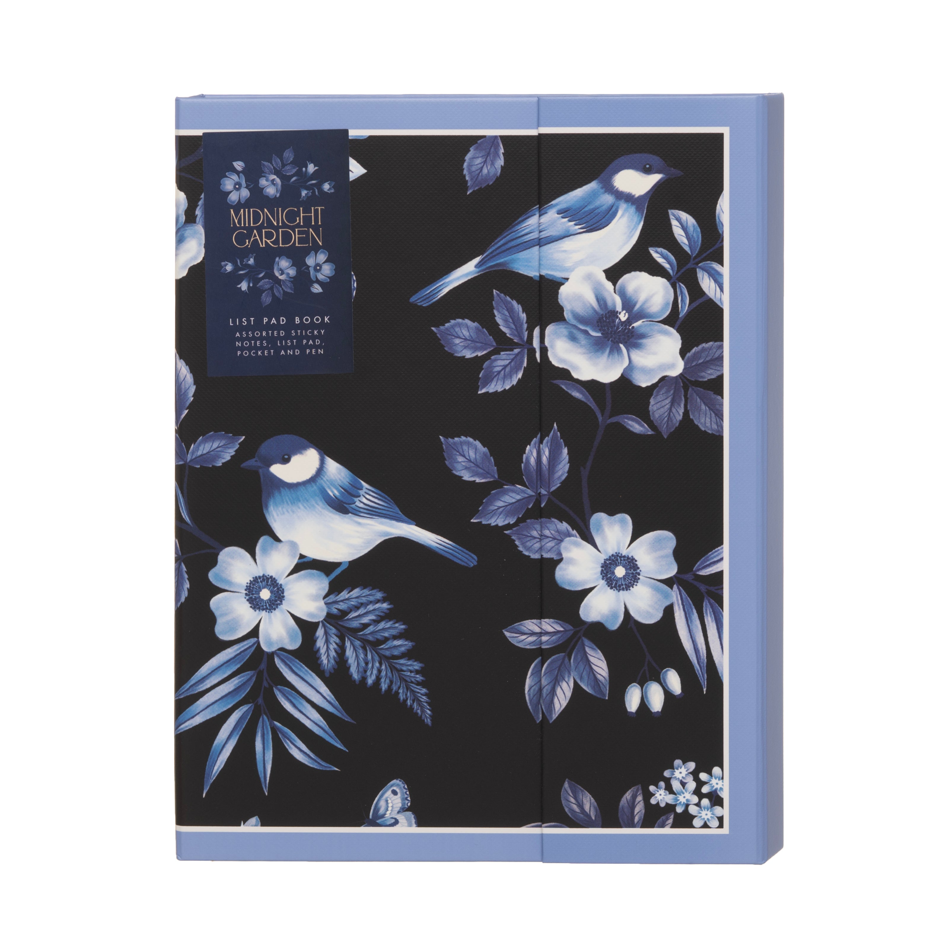 List Pad Notatbok A5 m/penn Midnight Garden