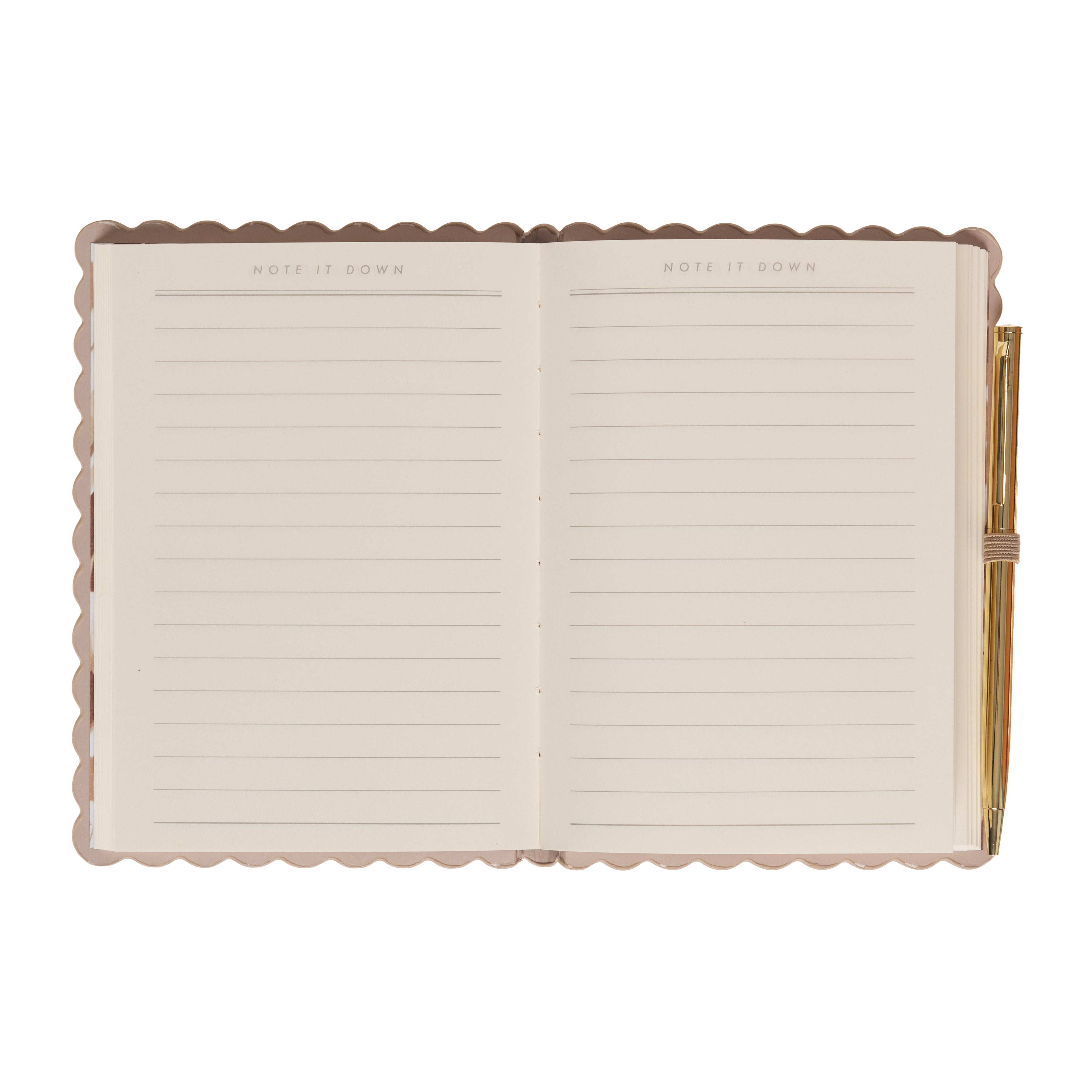 Notatbok A6 m/gullpenn Anthos