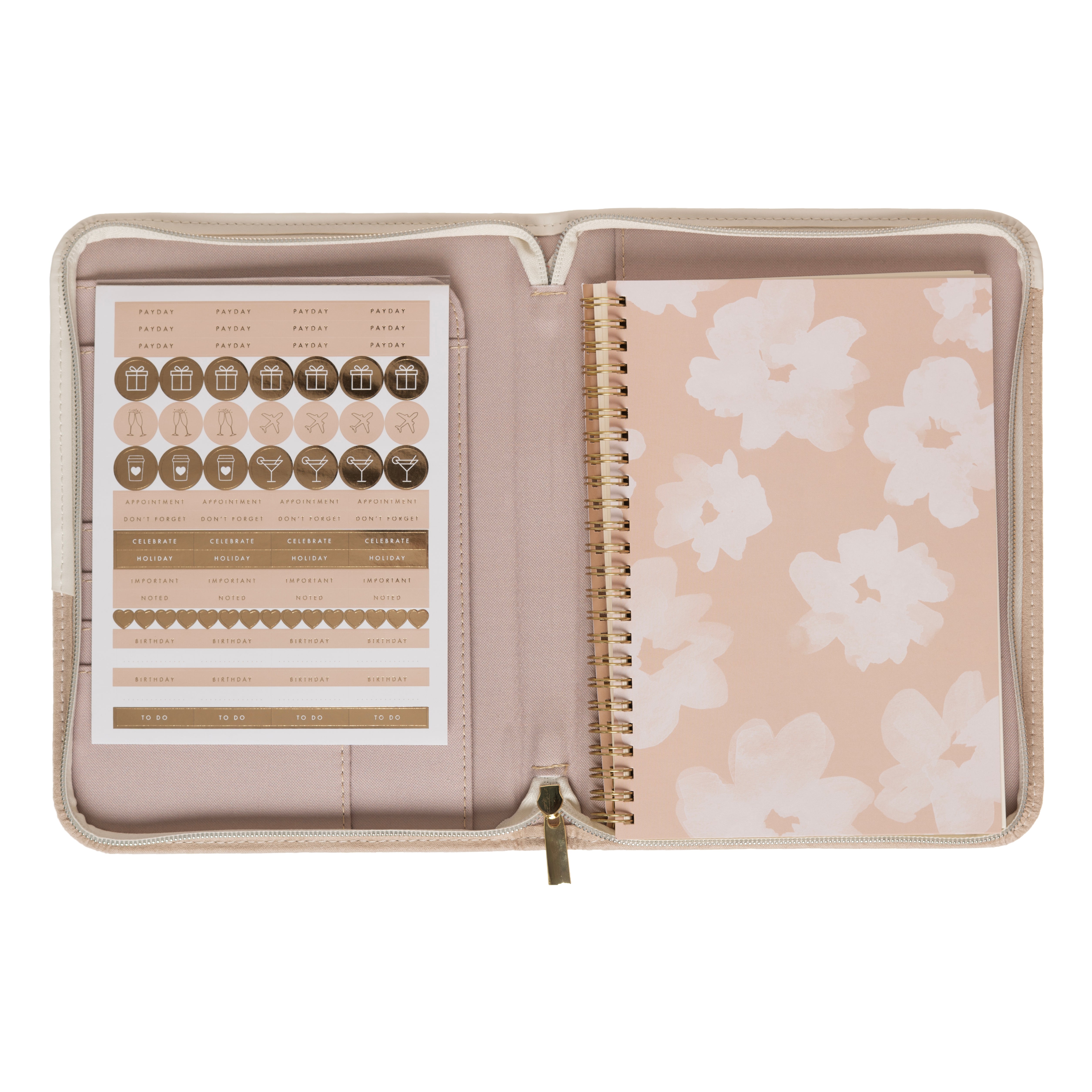 Journal A5 Luksus m/glidelås Anthos