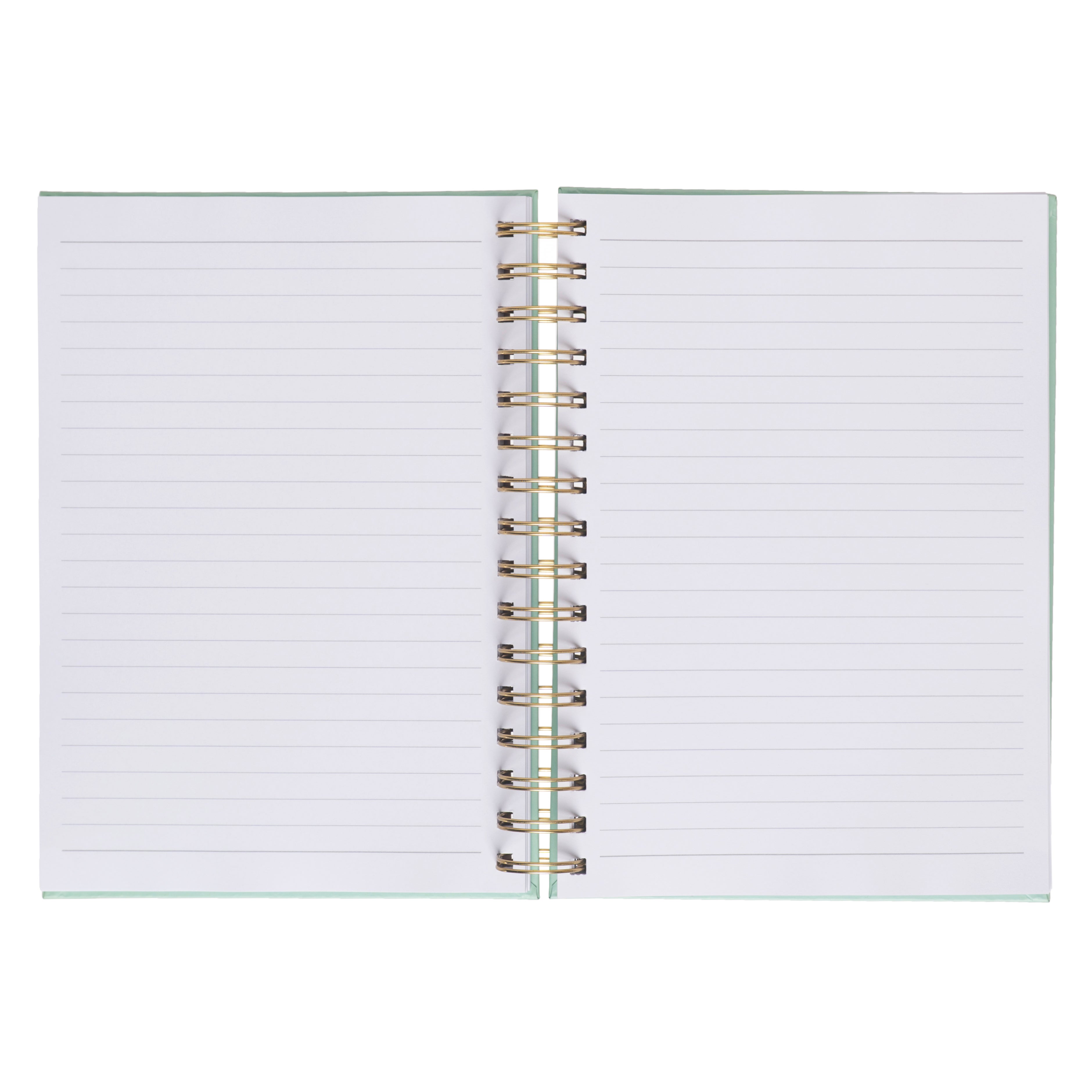 Notatbok A5 m/gullspiral Jade Garden