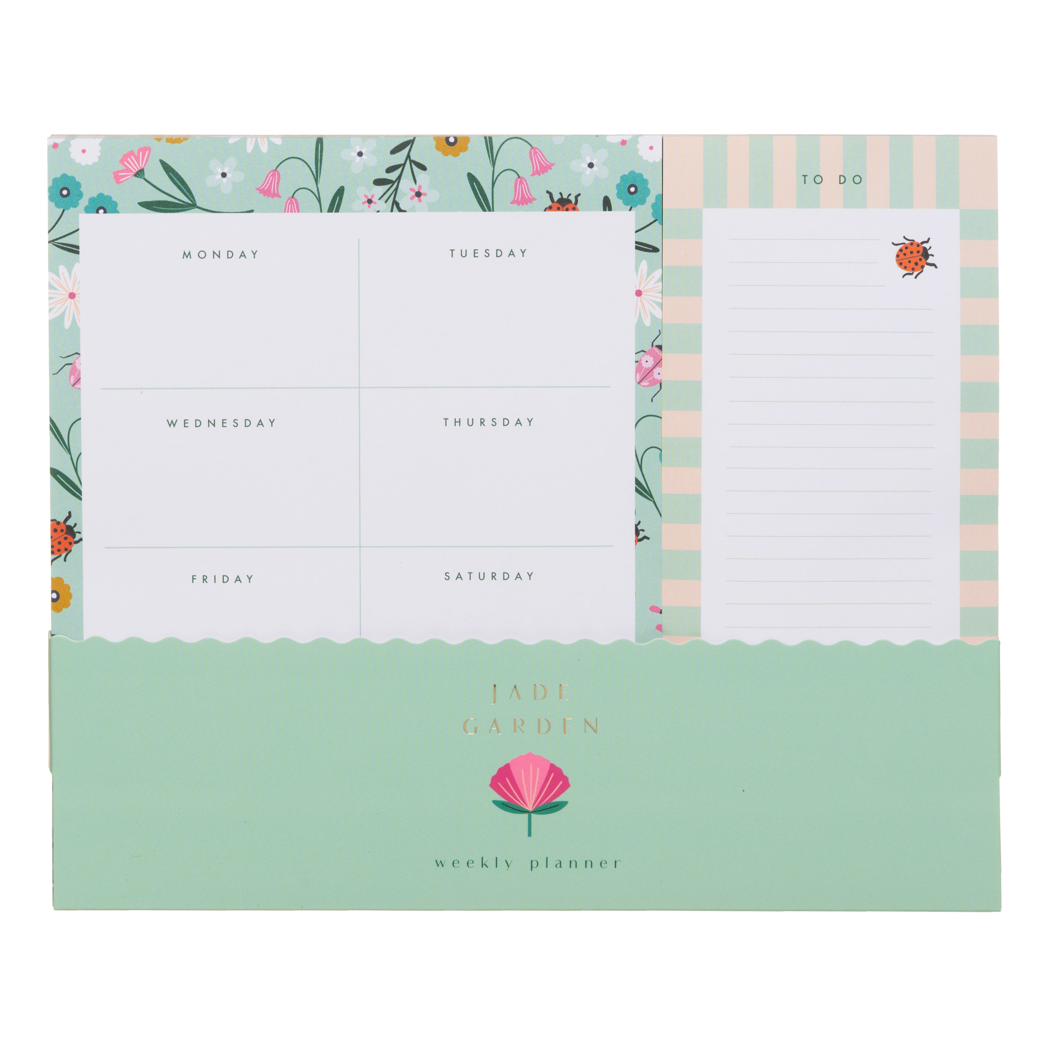 Ukesplanlegger m/magnet Jade Garden