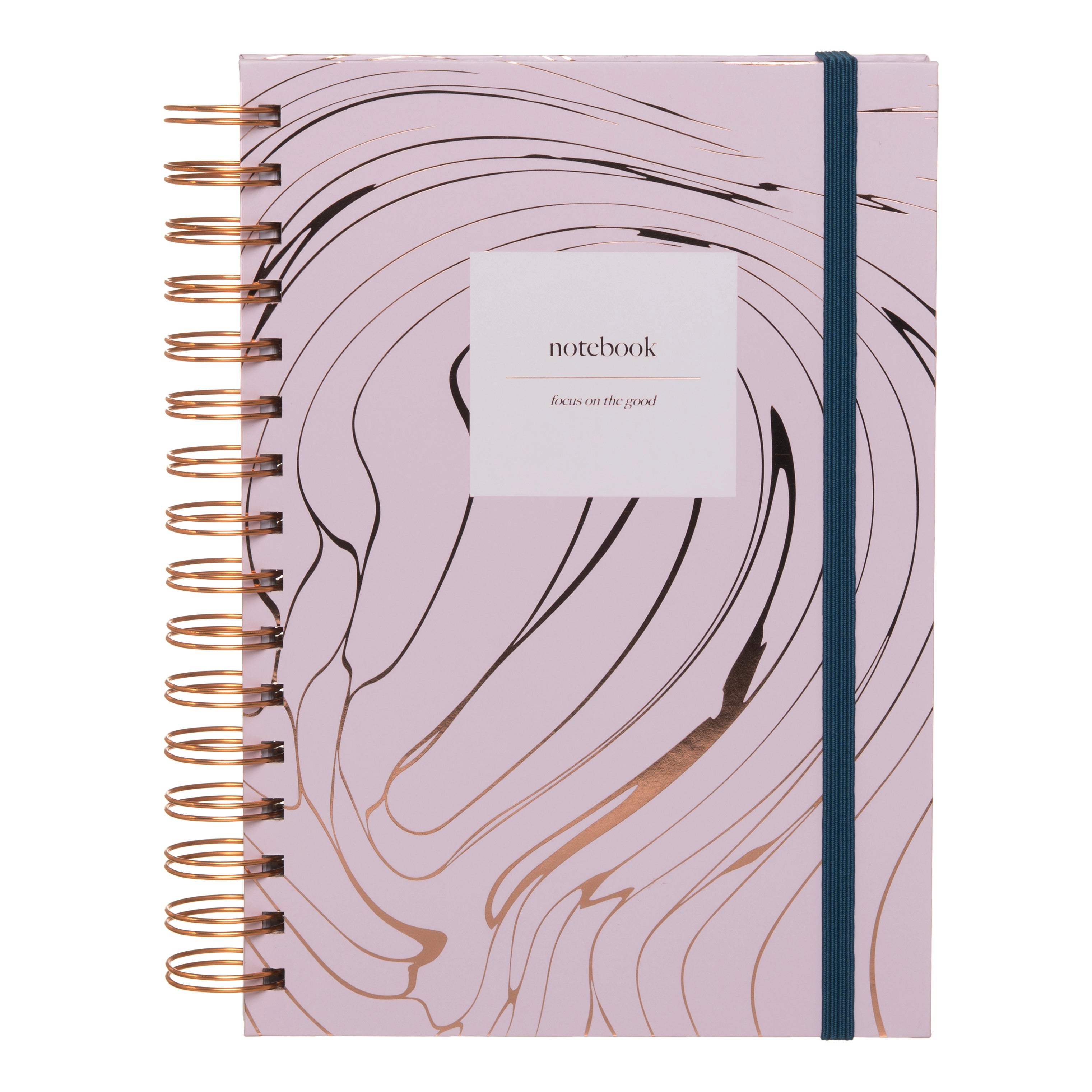 Notatbok A5 m/spiral Emerald Blush