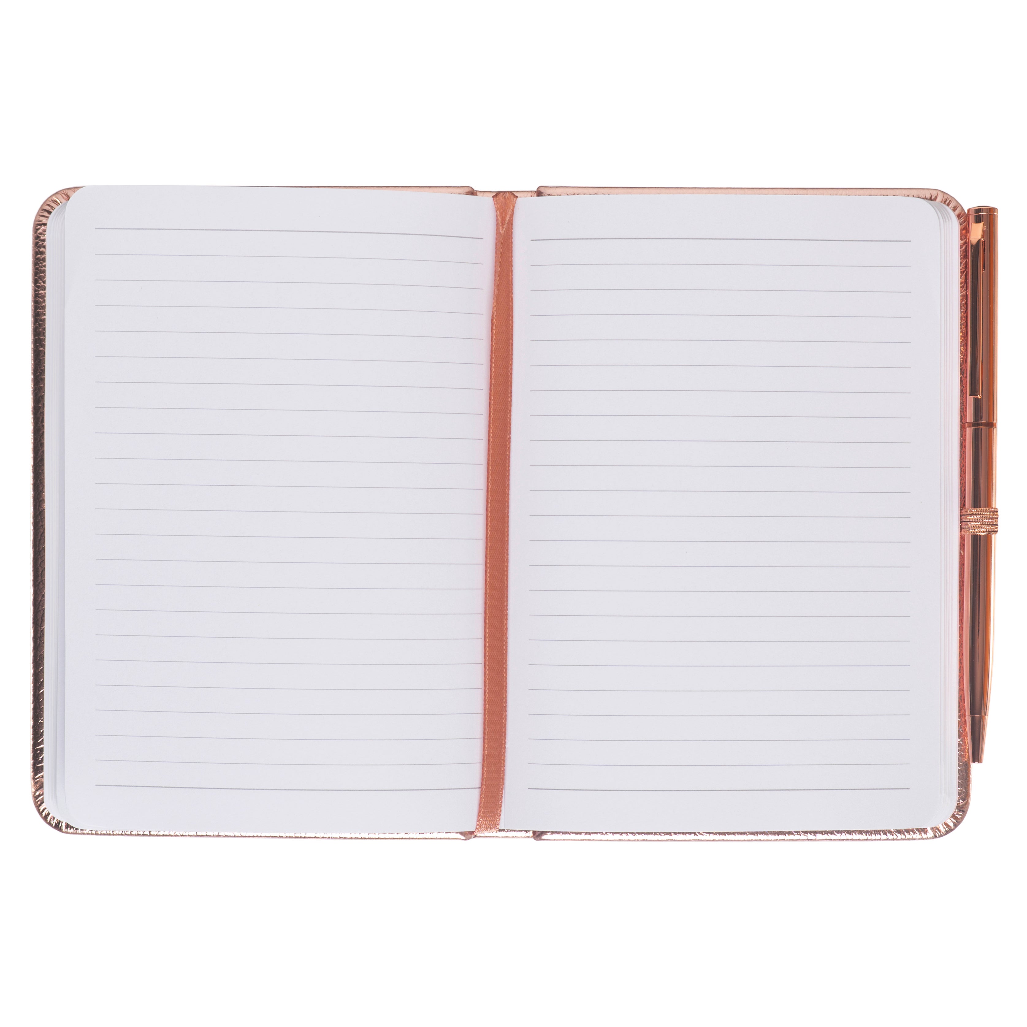 Notatbok A6 m/gullpenn Emerald Blush