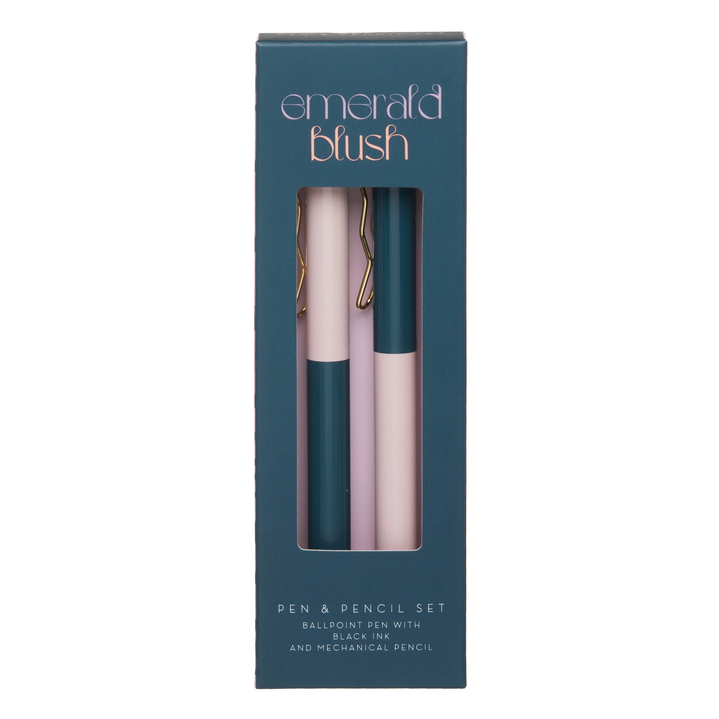 Pennesett i Eske 2 pk Emerald Blush