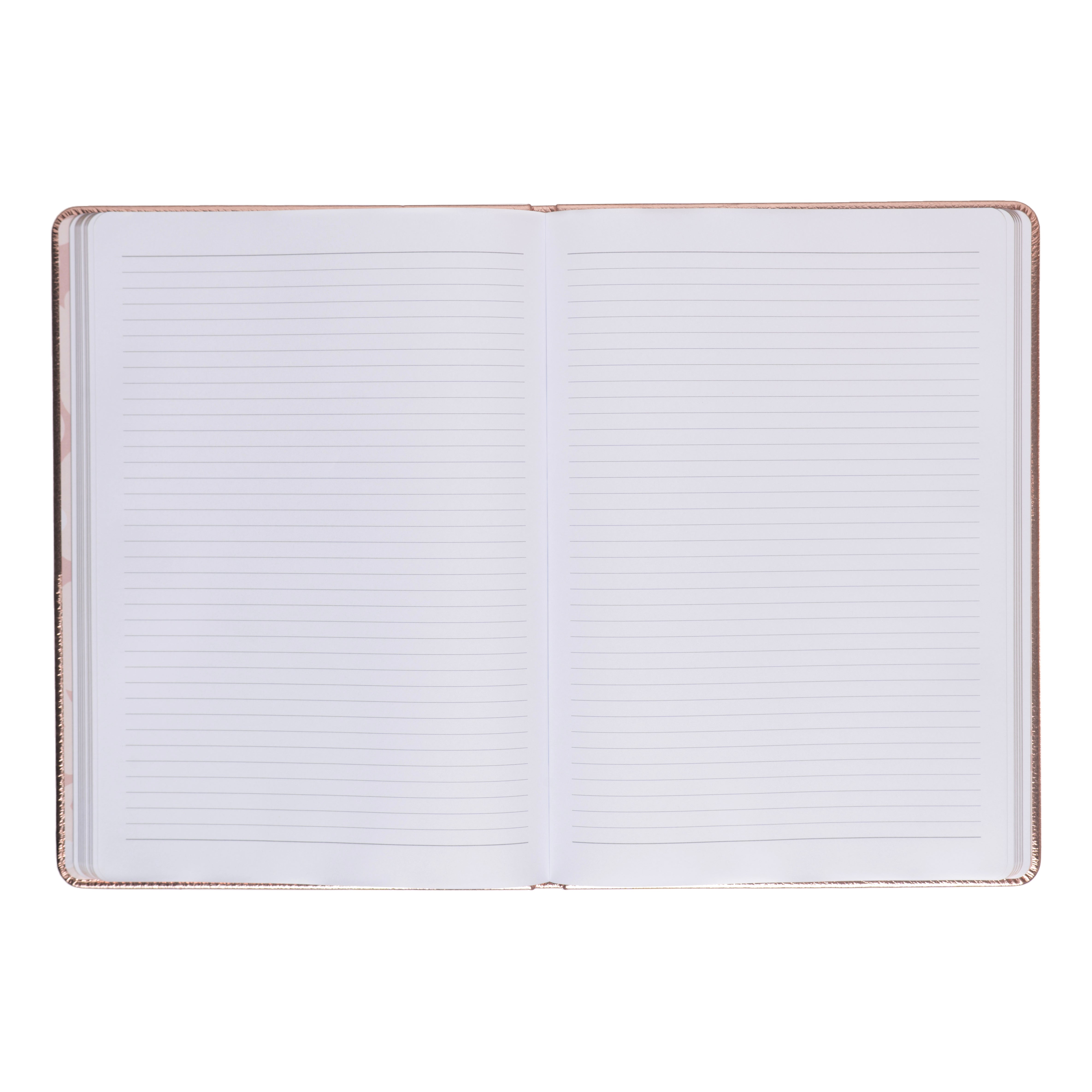 Notatbok A5 i Skinn m/penn Emerald Blush