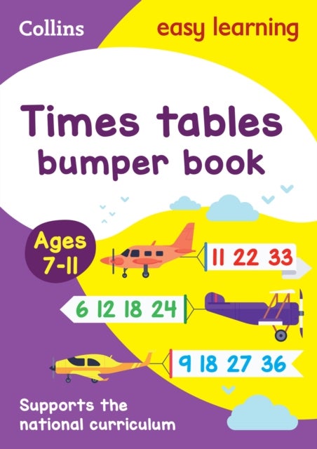 Times Tables Bumper Book Ages 7-11 - Prepare for School with Easy Home Learning