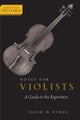 Notes for Violists