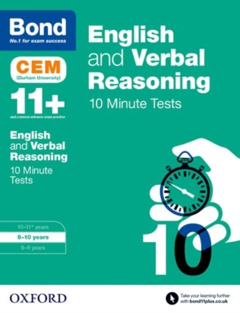 Bond 11+: English & Verbal Reasoning: CEM 10 Minute Tests (now Cambridge Select Insight) - 9-10 years