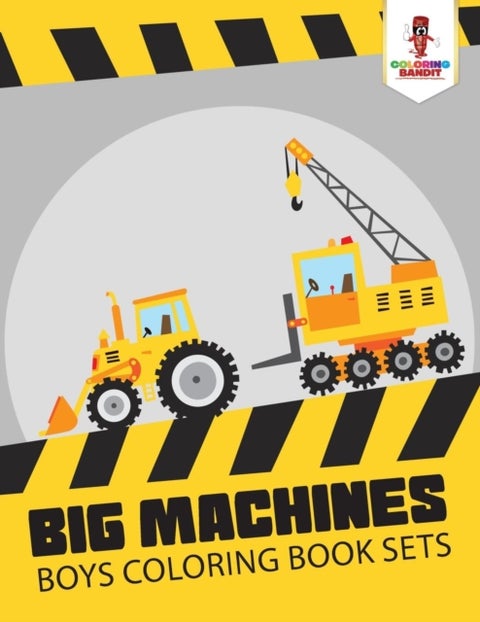 Big Machines - Boys Coloring Book Sets