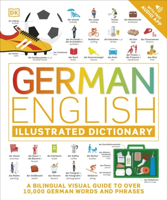 German English Illustrated Dictionary - A Bilingual Visual Guide to Over 10,000 German Words and Phrases