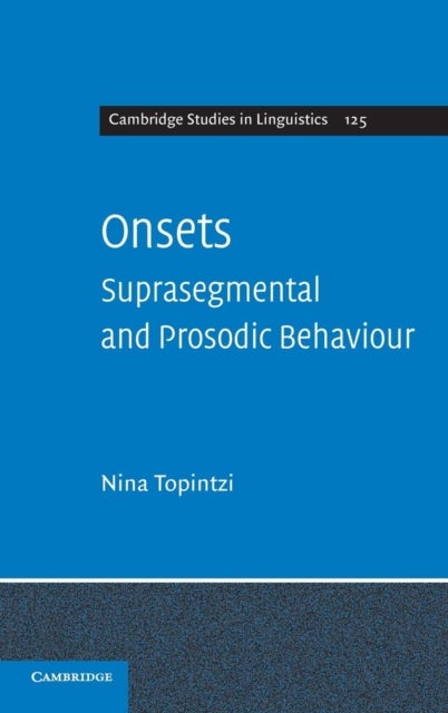 Onsets - Suprasegmental and Prosodic Behaviour