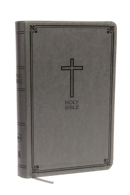 NKJV, Deluxe Gift Bible, Leathersoft, Gray, Red Letter, Comfort Print - Holy Bible, New King James Version