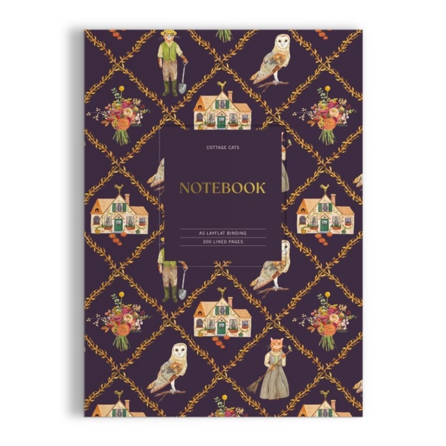 Cottage Cats A5 Premium Notebook