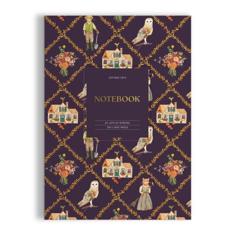 Cottage Cats A5 Premium Notebook