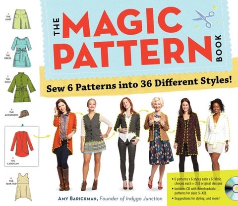 The Magic Pattern Book - Sew 6 Patterns into 36 Different Styles!