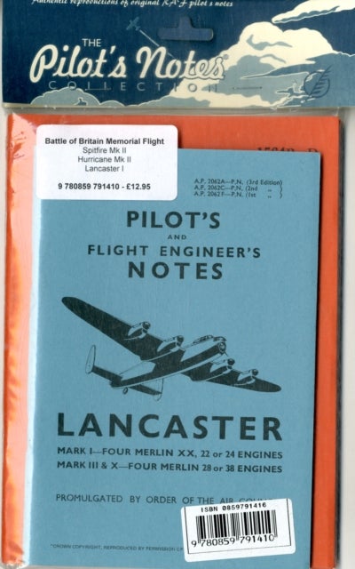 Battle Of Britain Memorial Flight Trilogy Pilot's Notes - Air Ministry Pilot's Notes