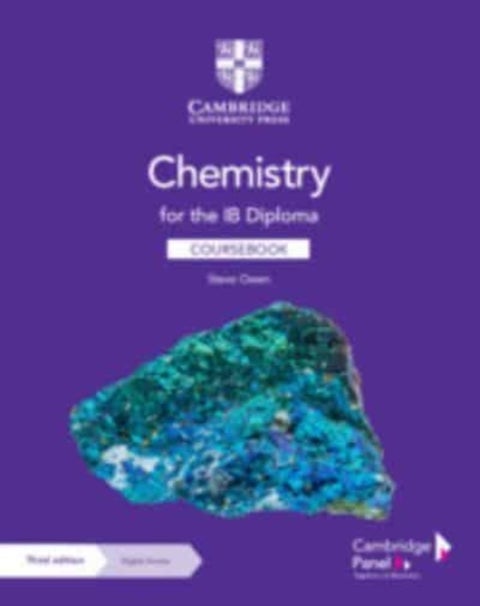 Chemistry for the IB Diploma Coursebook with Digital Access (2 Years) - 3ed