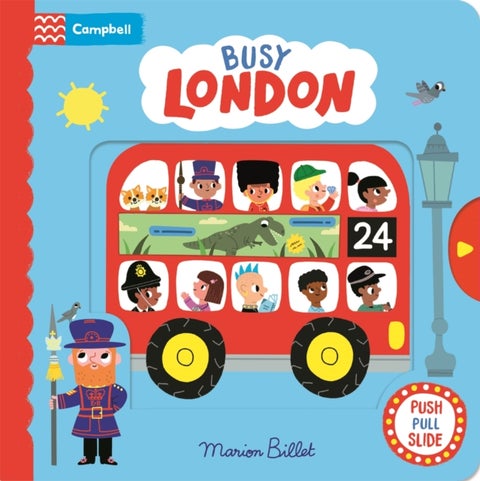 Busy London - A Push, Pull and Slide Book