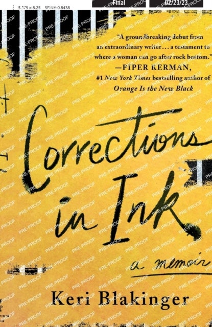 Corrections in Ink - A Memoir