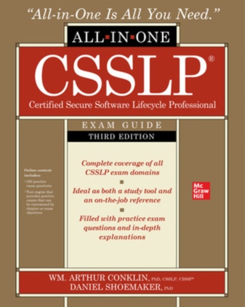 CSSLP Certified Secure Software Lifecycle Professional All-in-One Exam Guide, Third Edition