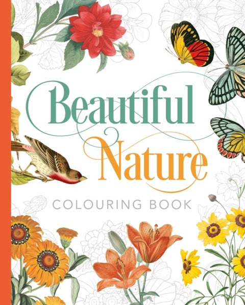 Beautiful Nature Colouring Book - Arcturus Classic Nature Colouring