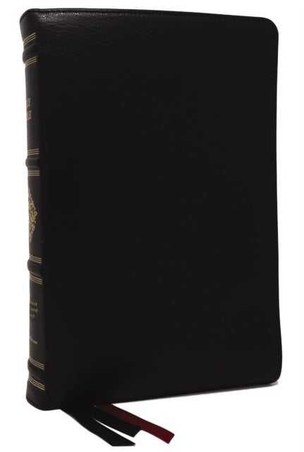 RSV Personal Size Bible with Cross References, Black Premium Goatskin Leather, Premier Collection, (Sovereign Collection)
