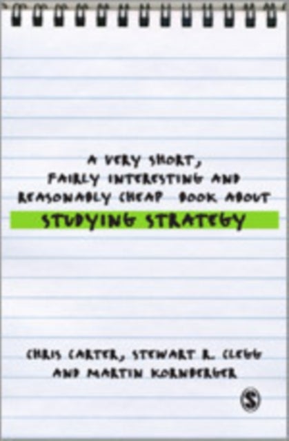 A Very Short, Fairly Interesting and Reasonably Cheap Book About Studying Strategy