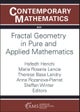 Fractal Geometry in Pure and Applied Mathematics