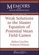 Weak Solutions to the Master Equation of Potential Mean Field Games