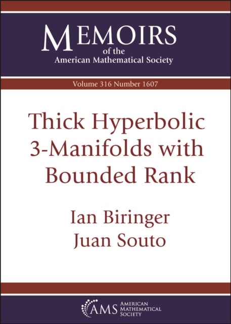 Thick Hyperbolic $3$-Manifolds with Bounded Rank