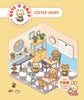 Cute 'n' Cozy Sticker Therapy: Coffee Shops