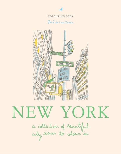 Zoe de Las Cases New York - A collection of beautiful city scenes to colour in