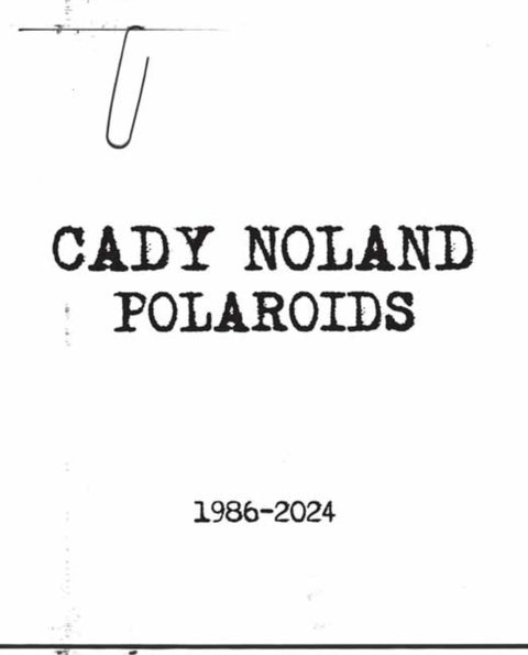 Cady Noland - Polaroids 1986-2024