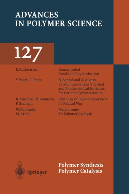 Polymer Synthesis/Polymer Catalysis