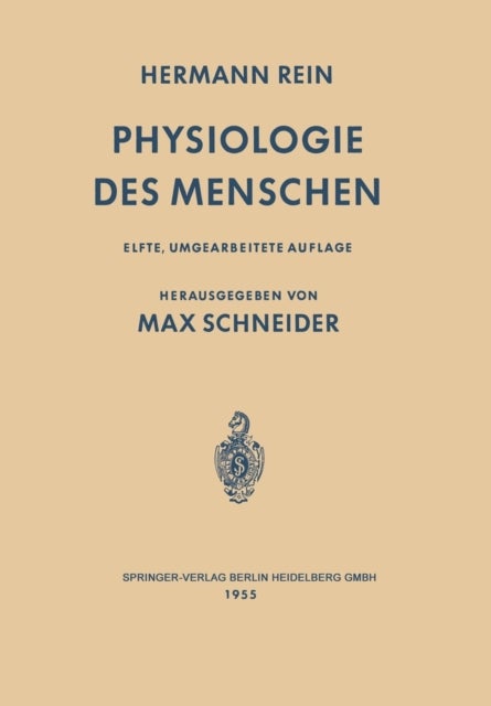 Einfuhrung in die Physiologie des Menschen