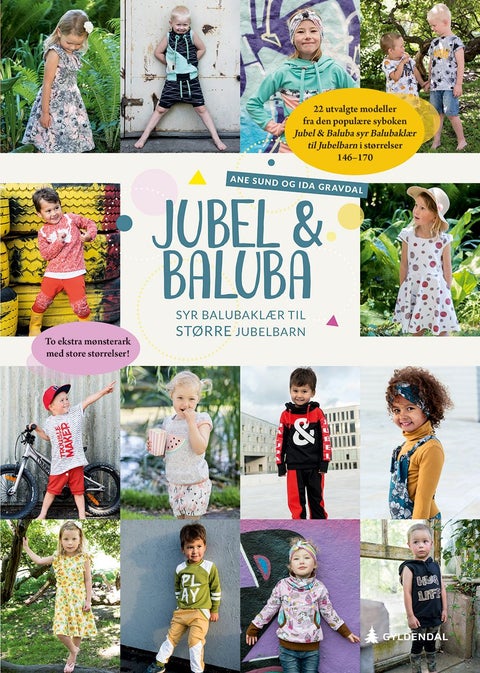 Jubel & Baluba syr balubaklær til større jubelbarn - to ekstra mønsterark med store størrelser!