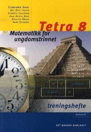 Tetra 8, Brettbok - Treningshefte : matematikk for ungdomstrinnet