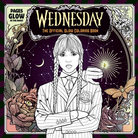 Wednesday Official Glow Coloring Book