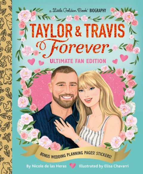 Taylor & Travis Forever Ultimate Fan Edition Little Golden Book Biography - Bonus Wedding Planning Pages! Stickers!
