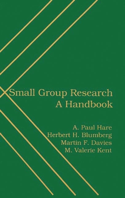 Small Group Research - A Handbook