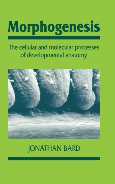 Morphogenesis - The Cellular and Molecular Processes of Developmental Anatomy