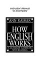 How English Works Instructor's Manual