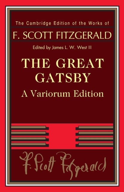 The Great Gatsby ¿ Variorum Edition