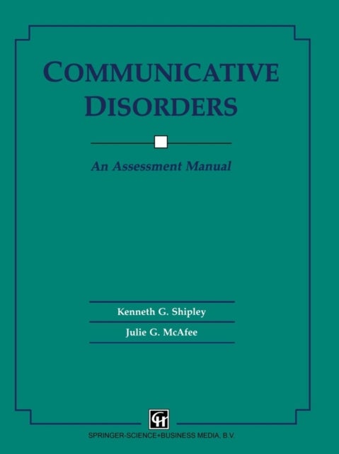 Communicative Disorders - An Assessment Manual