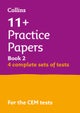 11+ Verbal Reasoning, Non-Verbal Reasoning, English & Maths Practice Papers Book 2 (Bumper Book with
