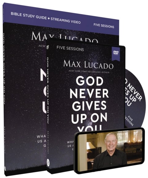 God Never Gives Up on You Study Guide with DVD - What Jacob’s Story Teaches Us About Grace, Mercy, and God’s Relentless Love