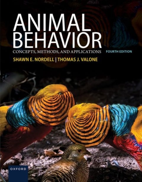 Animal Behavior - Concepts, Methods, and Applications