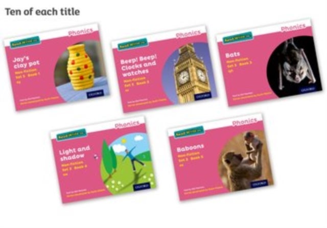 Read Write Inc. Phonics: Pink Set 3 Non-fiction books (Pack of 50)